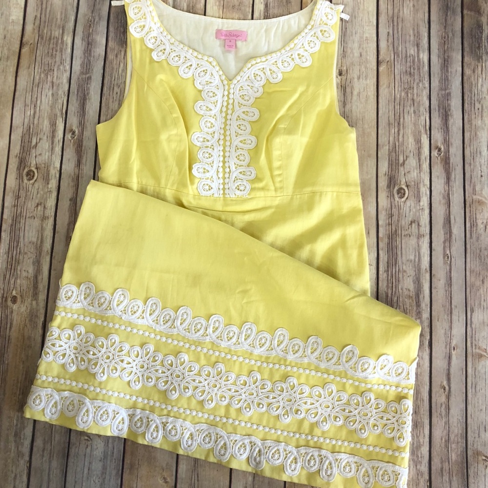 Lilly Pulitzer yellow dress